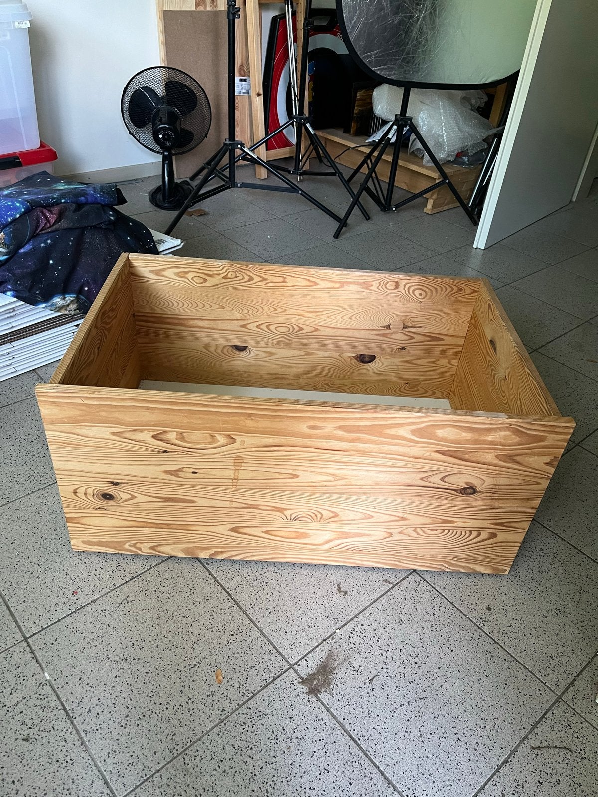 Ivar lade op wieltjes 50x87x34 cm, Ophalen, Gebruikt