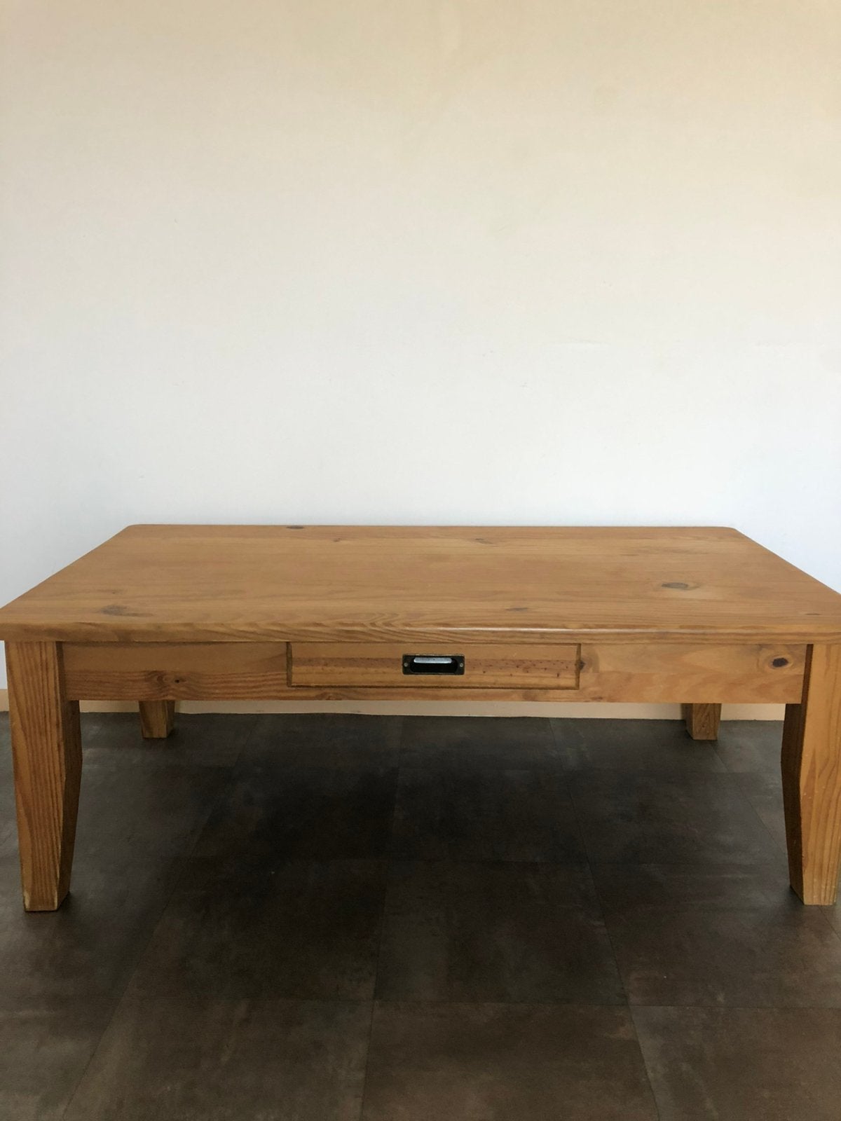 Salontafel Leen Bakker, Huis en Inrichting, 100 tot 150 cm, Eikenhout, Zo goed als nieuw, Rechthoekig