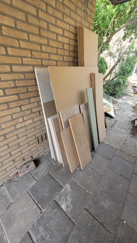 Mdf / gipsplaat div, Doe-het-zelf en Verbouw, Platen en Panelen, Ophalen