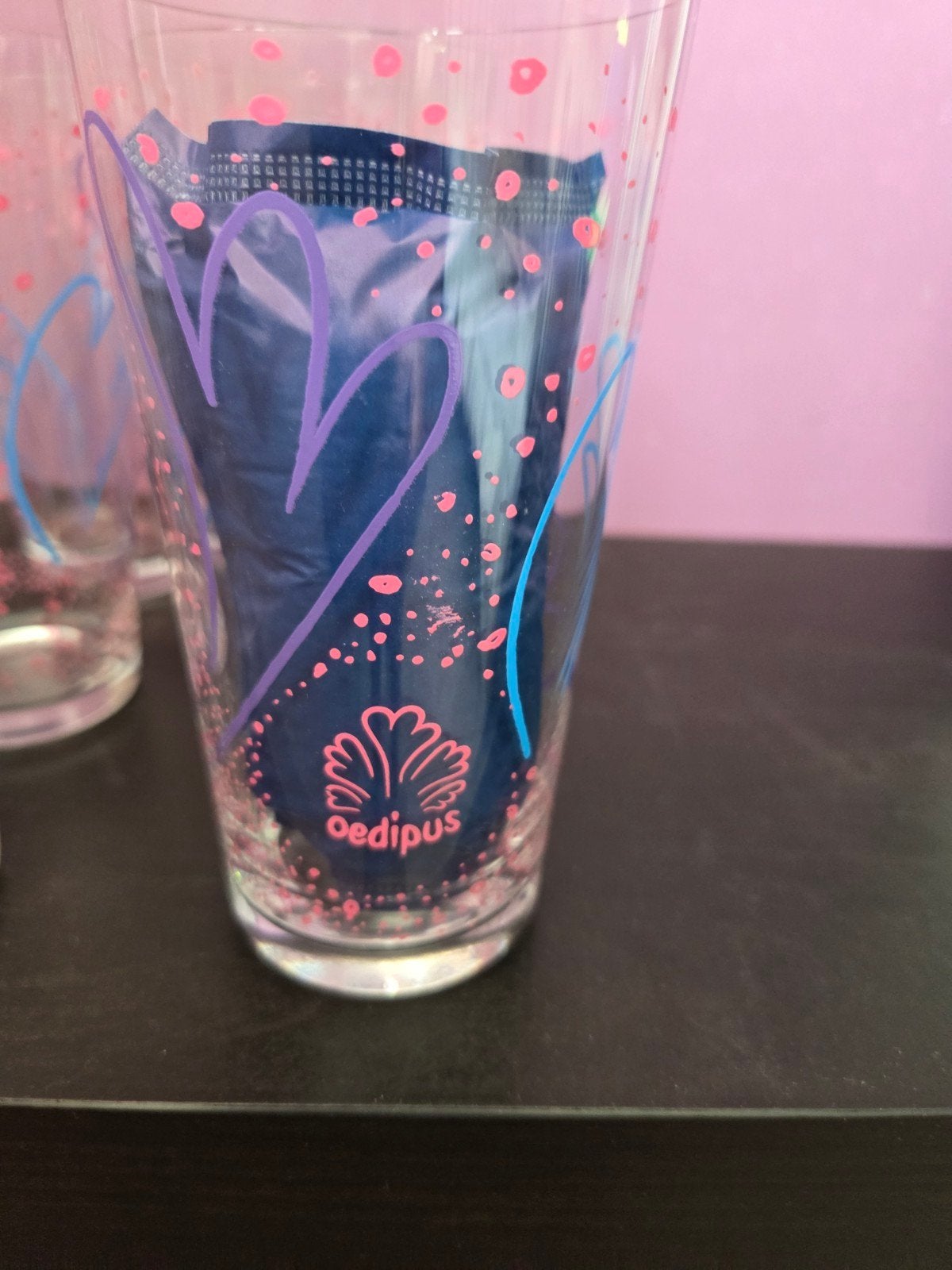 Oedipius mannenliefde 6 bierglazen, Ophalen of Verzenden, Nieuw, Bierglas