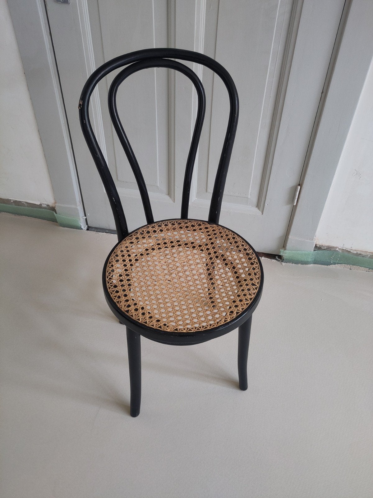 Vintage rotan Thonet stoel, ZPM radomsko, Huis en Inrichting, Stoelen, Ophalen, Gebruikt, Bruin, Eén