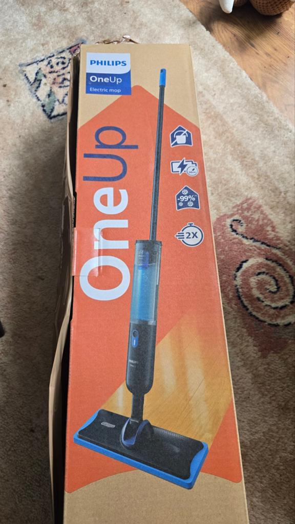 Oneup Electric mop Philips, Ophalen of Verzenden, Mop of Dweil