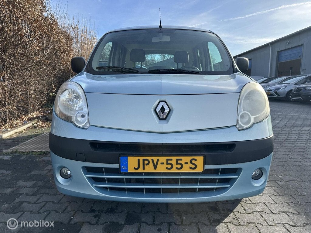 Renault Kangoo combi 1.6-16V Expression, Auto's, Gebruikt, 4 cilinders, Blauw, Bedrijf