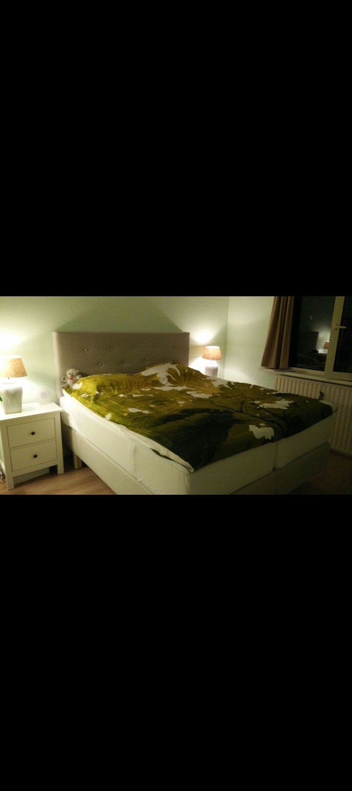 Luxe Essenza dekbedovertrek bos/bladeren 180x220 met slope, Ophalen, Dekbedovertrek, Tweepersoons, Zo goed als nieuw