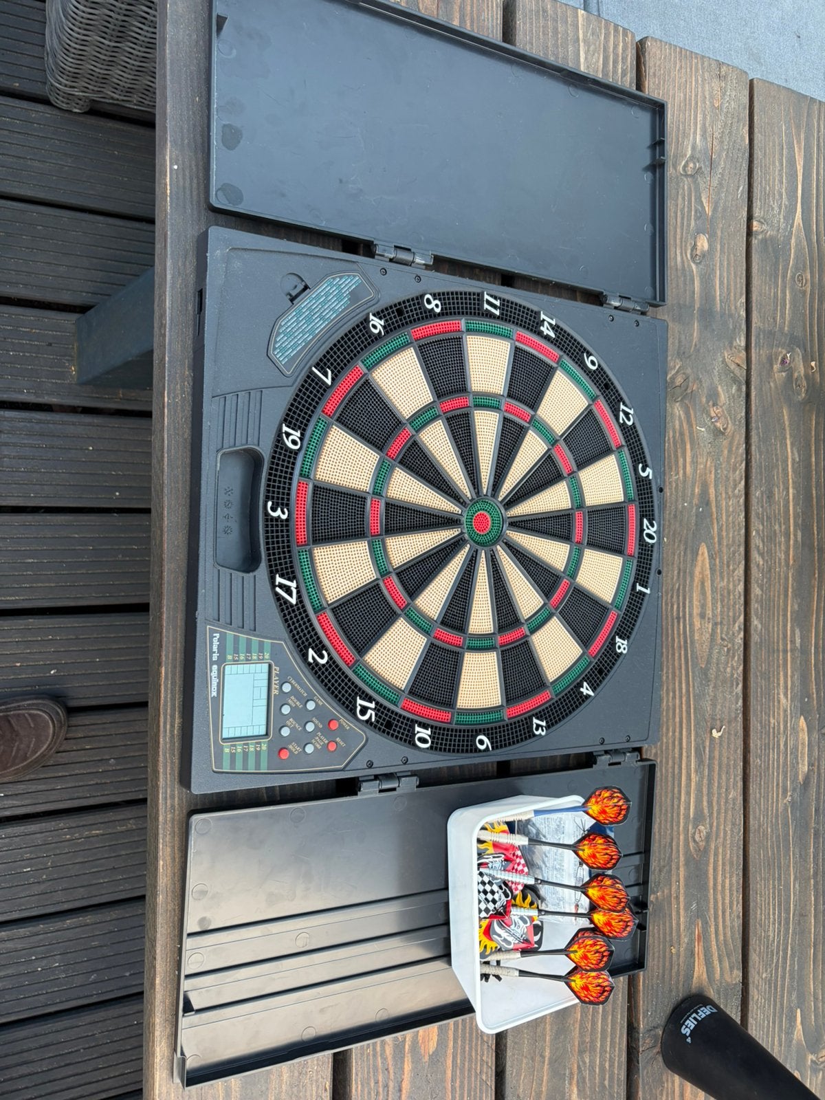 Electronisch dartbord met vele extra’s, Sport en Fitness, Ophalen, Zo goed als nieuw, Dartbord