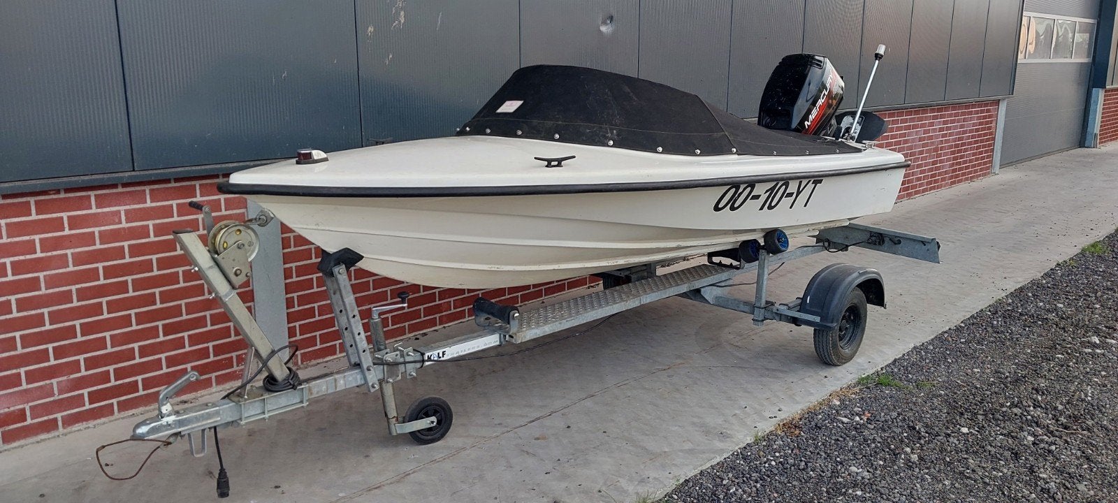 Speedboot 40pk, Ophalen, Overige merken, Gebruikt, Elektrische start