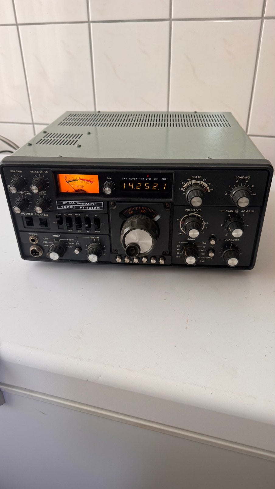 Yaesu FT-101ZD HF SSB Transceiver - Vintage Ham Radio, Ophalen, Gebruikt
