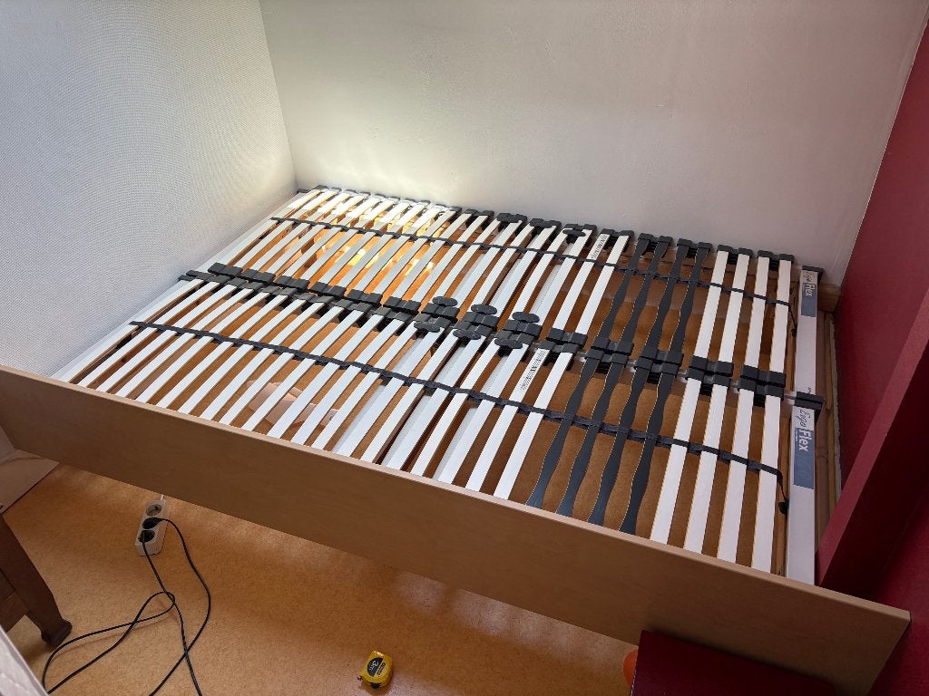 lattenbodems, Huis en Inrichting, Slaapkamer | Matrassen en Bedbodems, Ophalen, Zo goed als nieuw, Bedbodem, 200 cm