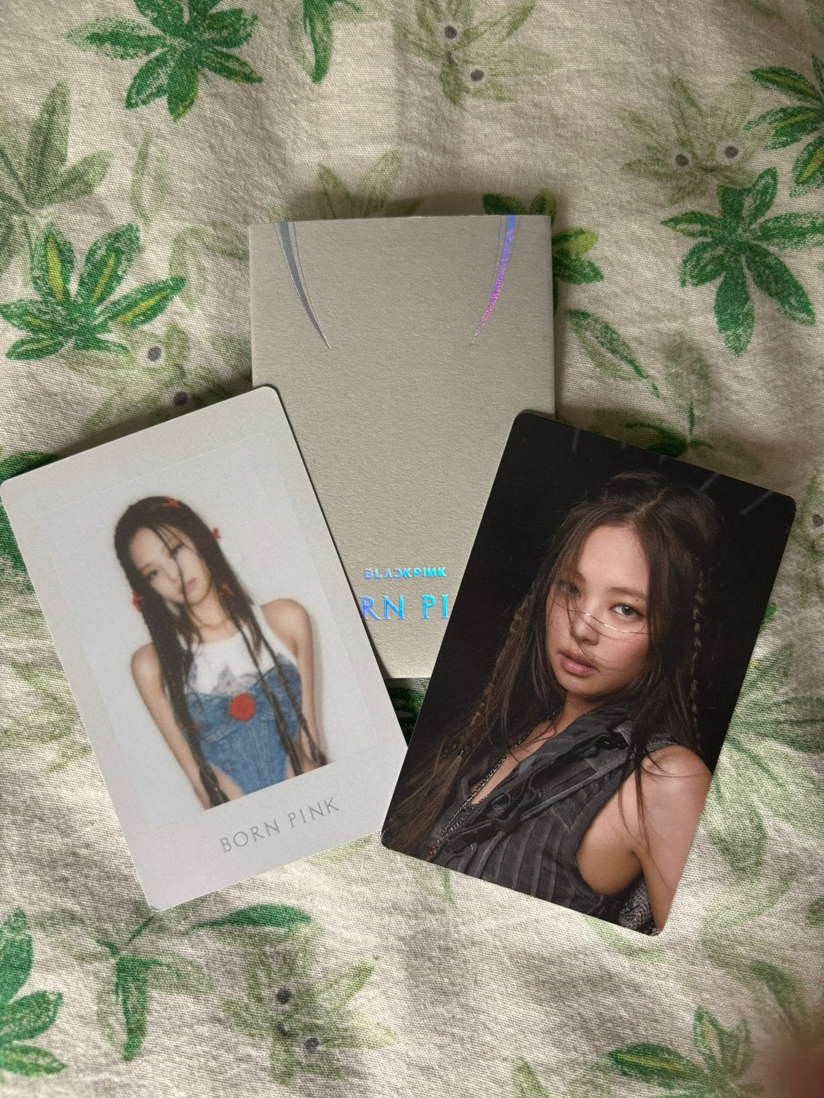 blackpink born pink Jennie YG select pob set photocard, Ophalen of Verzenden, Zo goed als nieuw, Foto of Kaart