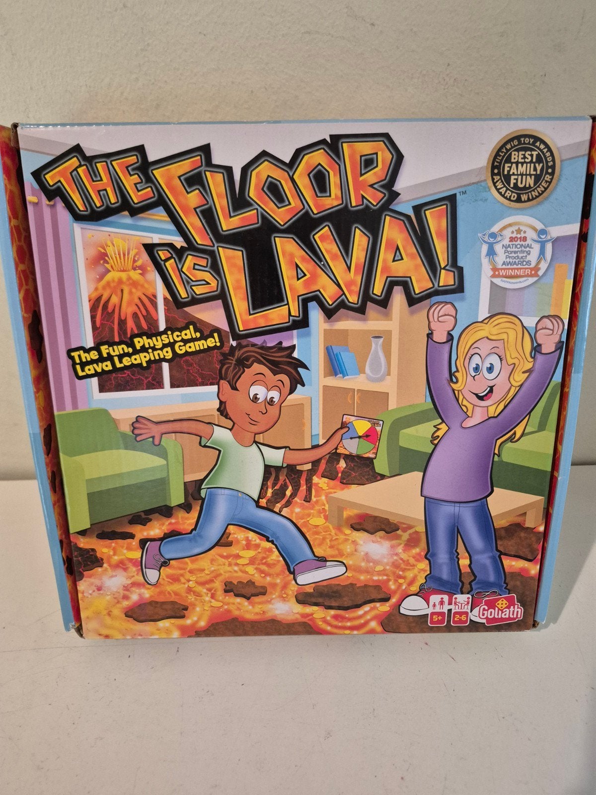 The Floor is Lava! - Leuk fysiek spel voor het hele gezin, Ophalen, Gebruikt, Goliath