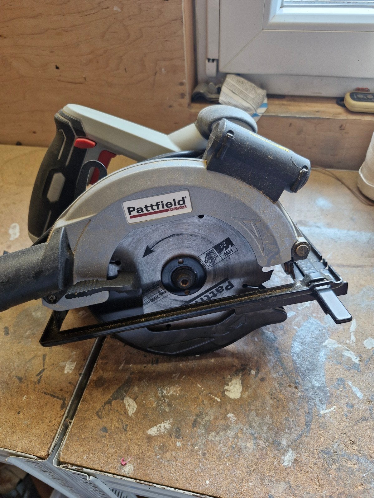 Pattfield PE-160KS Cirkelzaag 1200W, Gebruikt, Cirkelzaag, Ophalen of Verzenden, 30 tot 70 mm
