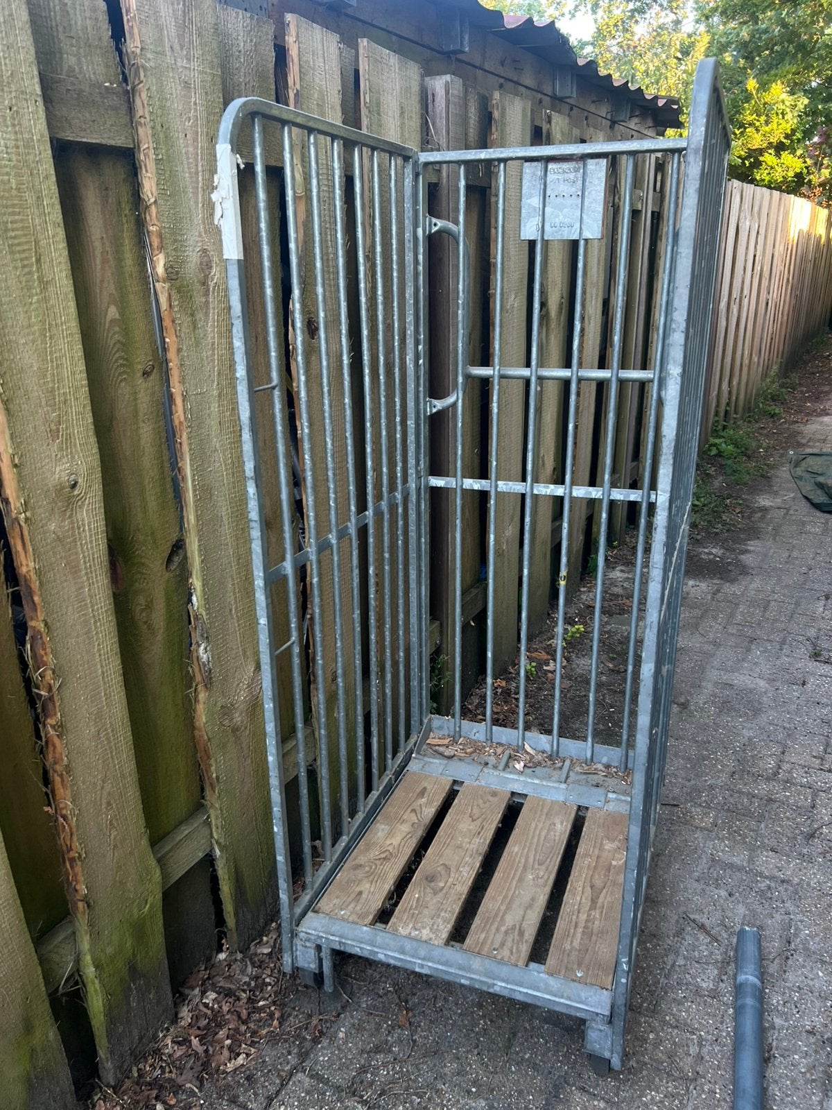 Rolcontainer, Doe-het-zelf en Verbouw, 100 liter of meer, Ophalen, Zo goed als nieuw, Transportkar