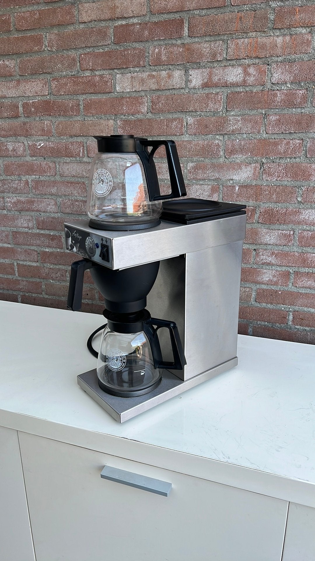 ALEX MEIJER filter koffiezetapparaat met twee poten, Ophalen of Verzenden, Zo goed als nieuw