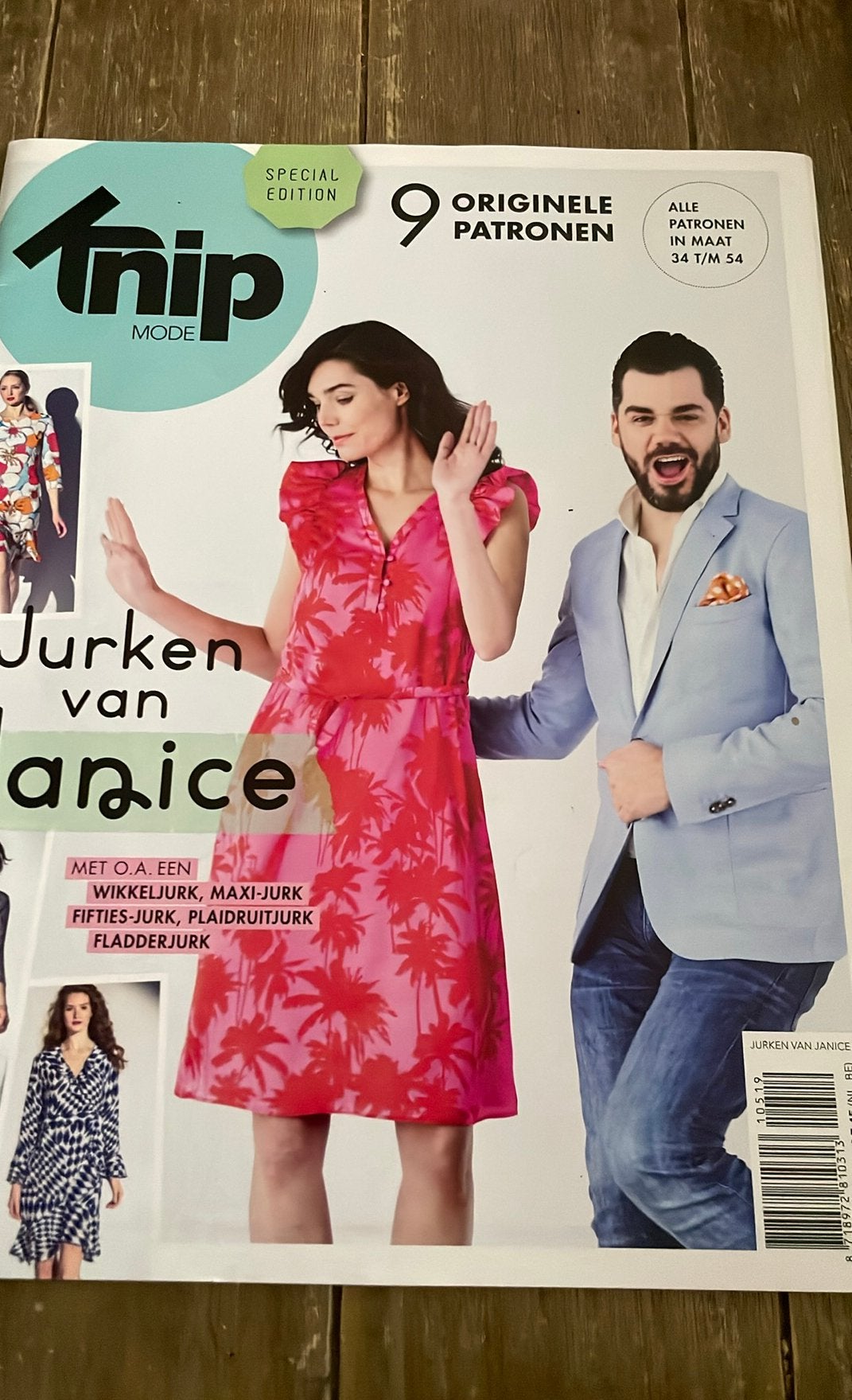 Knip mode special edition - jurken van Janice, Ophalen of Verzenden, Zo goed als nieuw, Vrouw, Knipmode