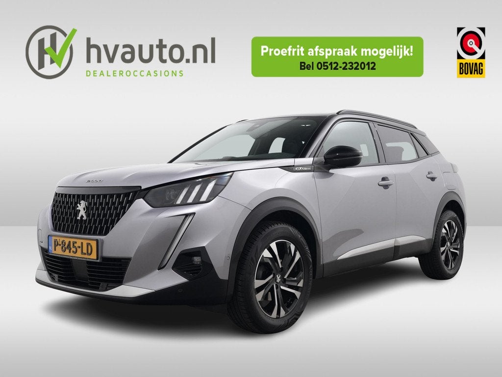 Peugeot 2008 1.2T 130PK GT-LINE EAT8 | Panoramadak | Leer |, Gebruikt, 1199 cc, 1180 kg, 3 cilinders