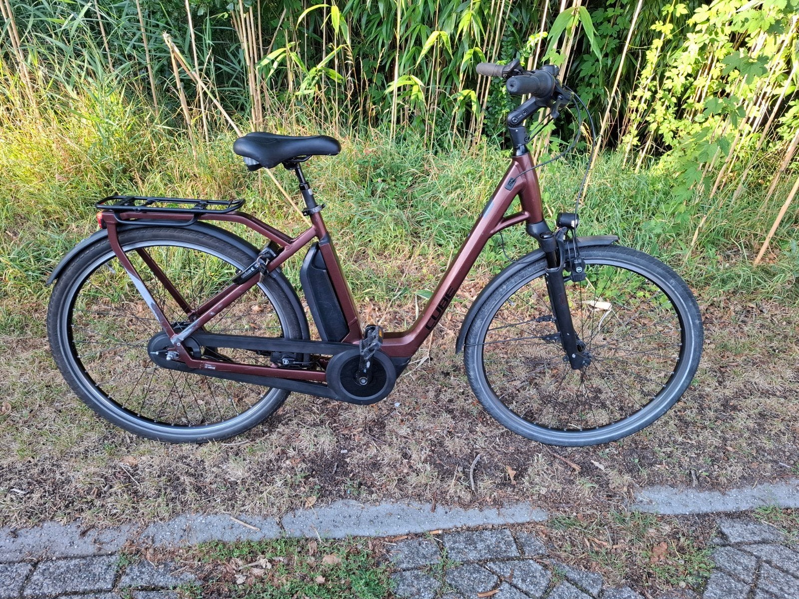 Cube Town Dames E-bike 54 cm 500Wh, Gebruikt, Ophalen of Verzenden, 51 tot 55 cm, Cube