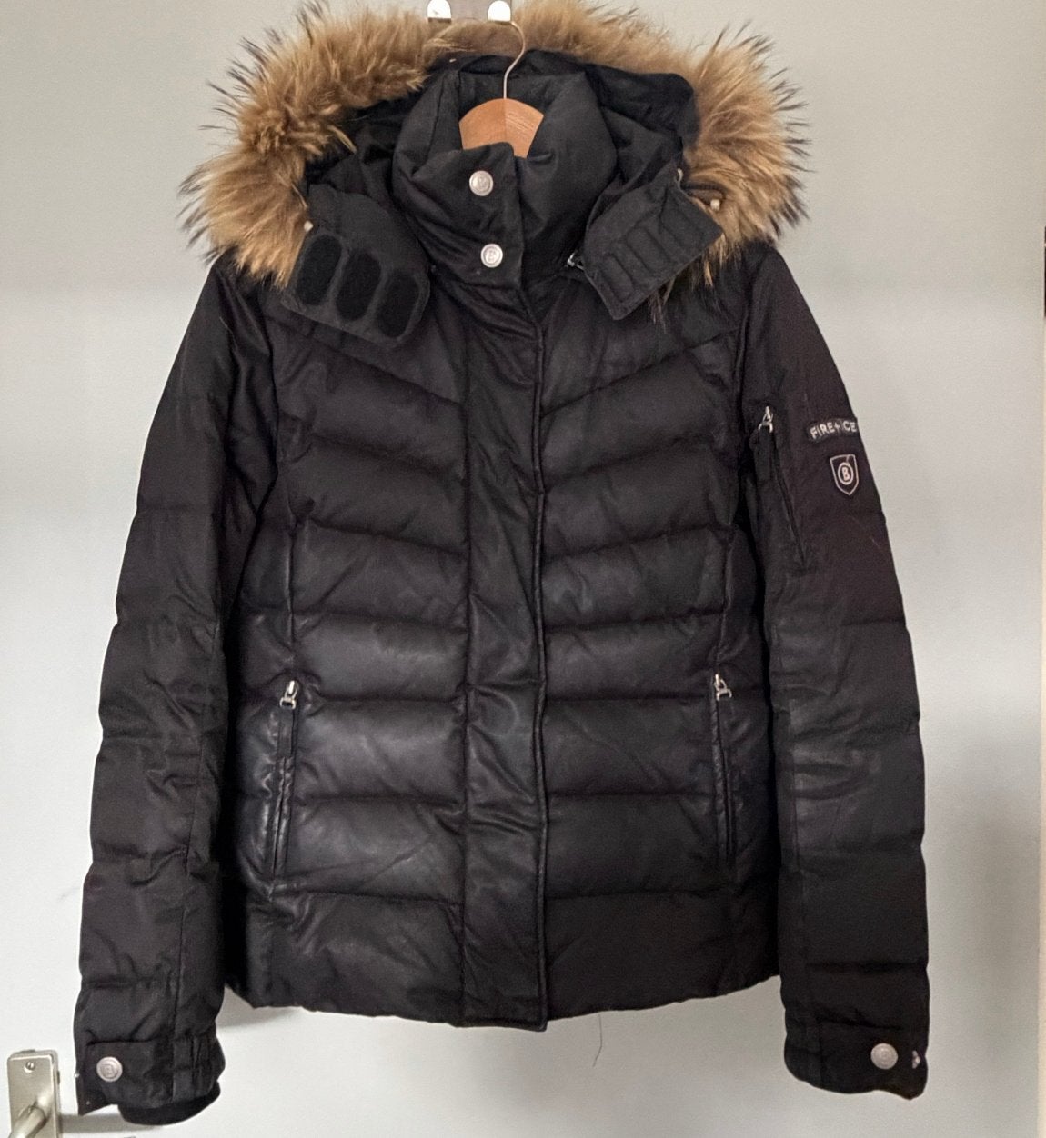 Bogner Fire and Ice winterjas M/38, Kleding | Dames, Ophalen of Verzenden, Gedragen, Maat 38/40 (M), Zwart
