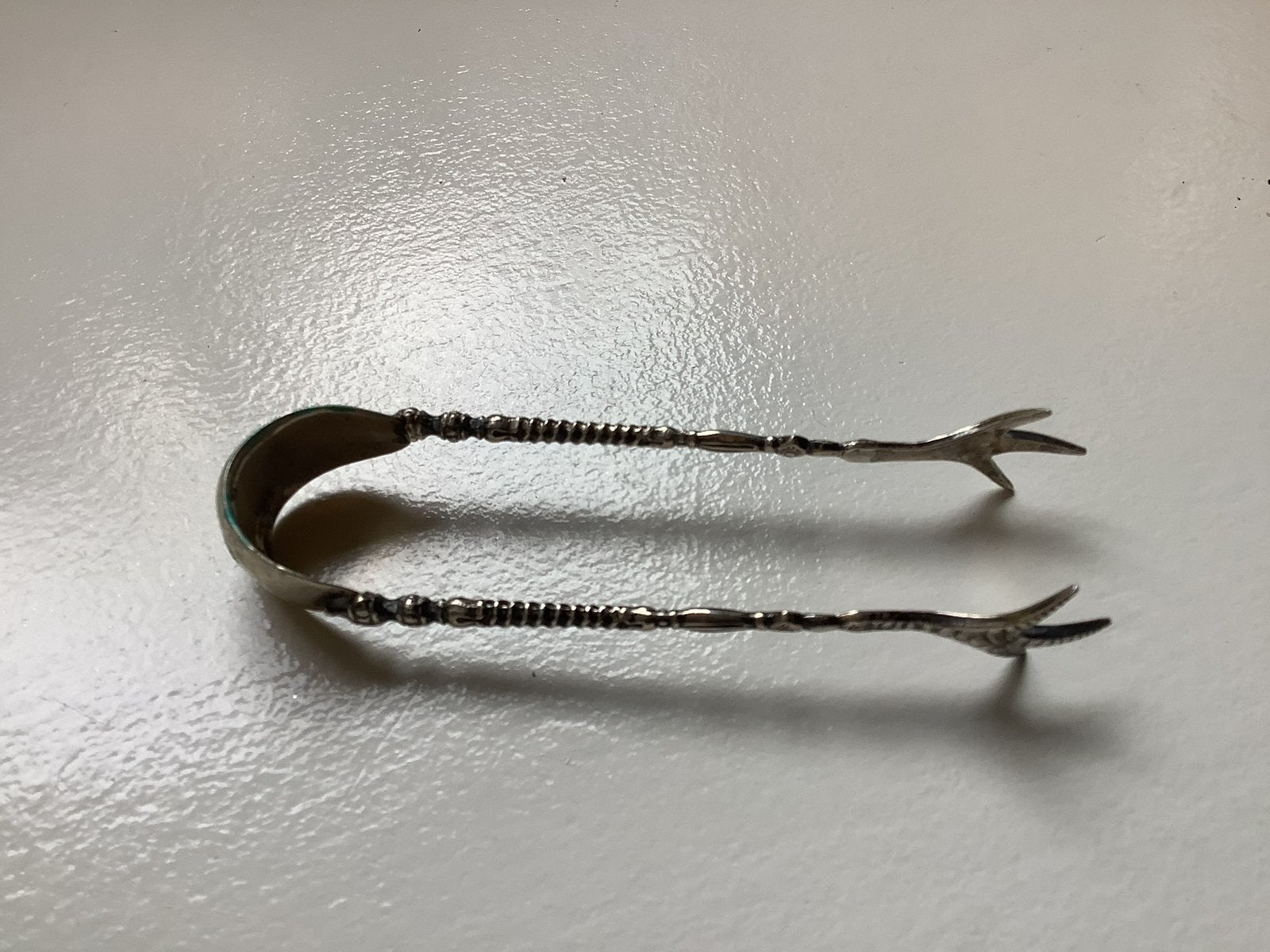 Zeer goed gemerkte suikertang/ erfenis/ zilver., Ophalen of Verzenden, Zilver