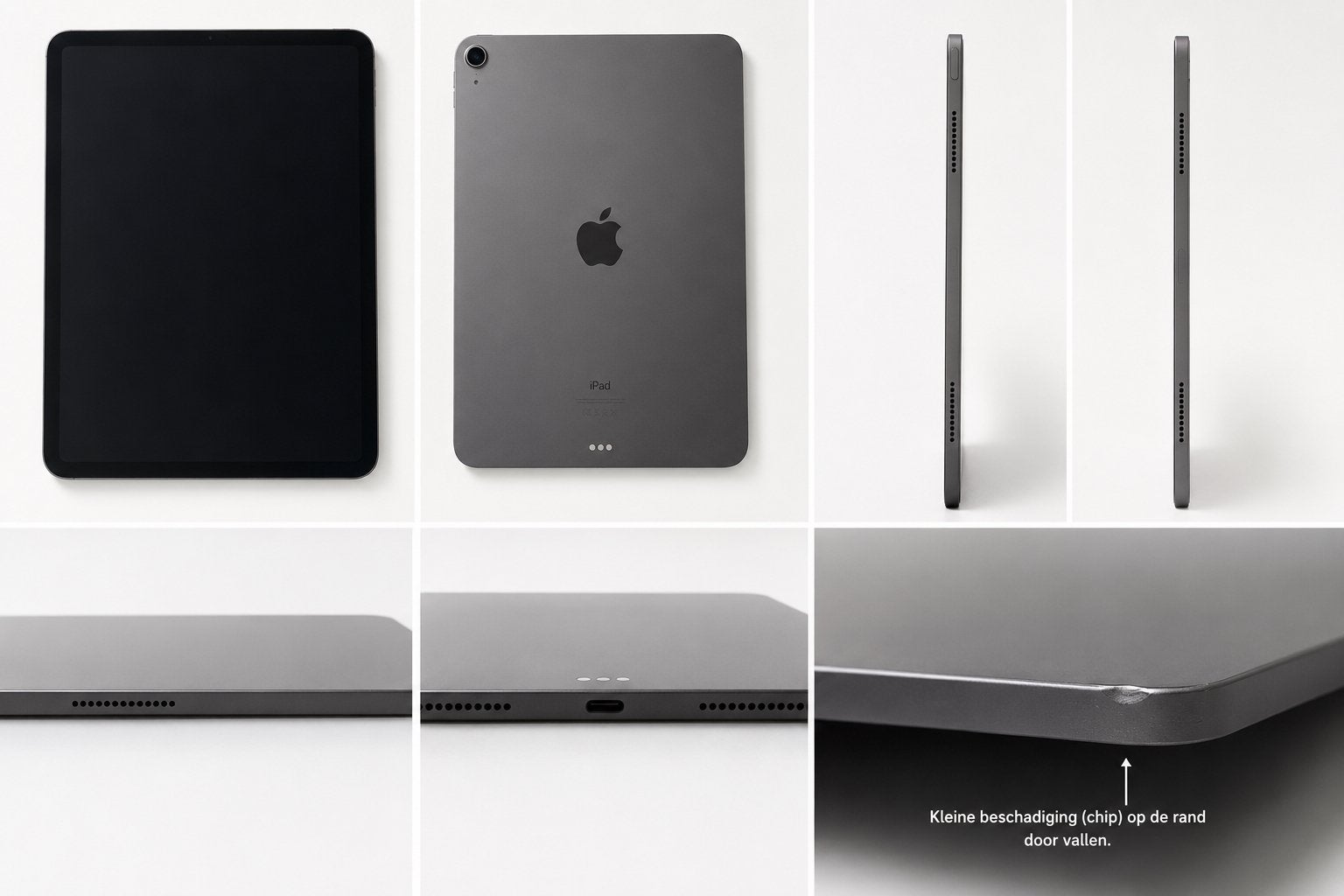 Apple iPad Air (4e generatie) - Spacegrijs - 64GB - Wi-Fi, 10 inch, Gebruikt, Verzenden, Apple iPad Air