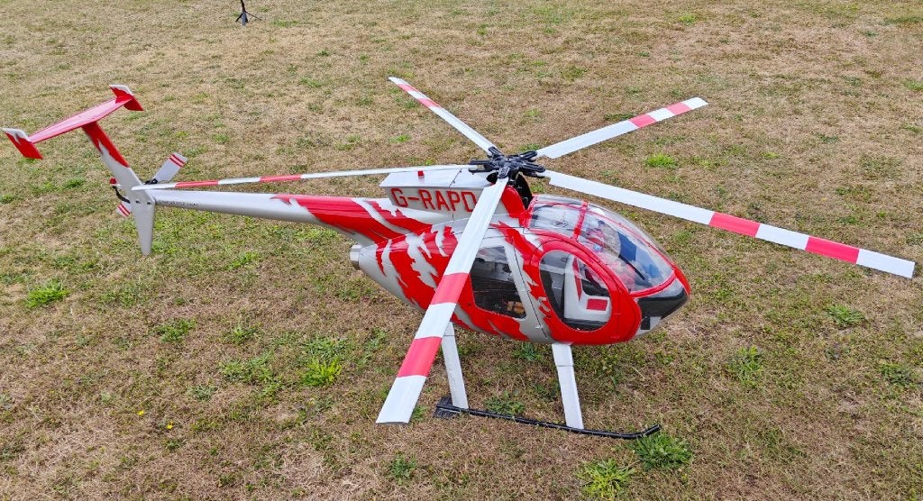 Vario Huges 850 size scale 1/5, Hobby en Vrije tijd, RTF (Ready to Fly), Helikopter, Zo goed als nieuw, Ophalen