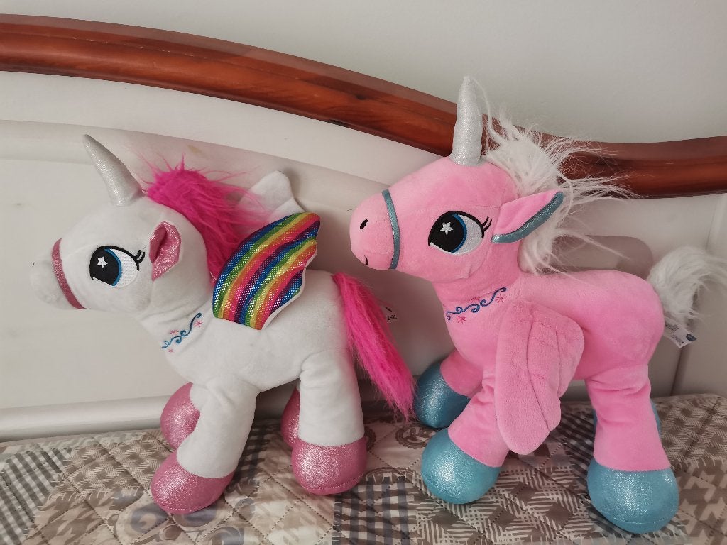 2 knuffels eenhoorn, Ophalen, Gebruikt, Overige typen