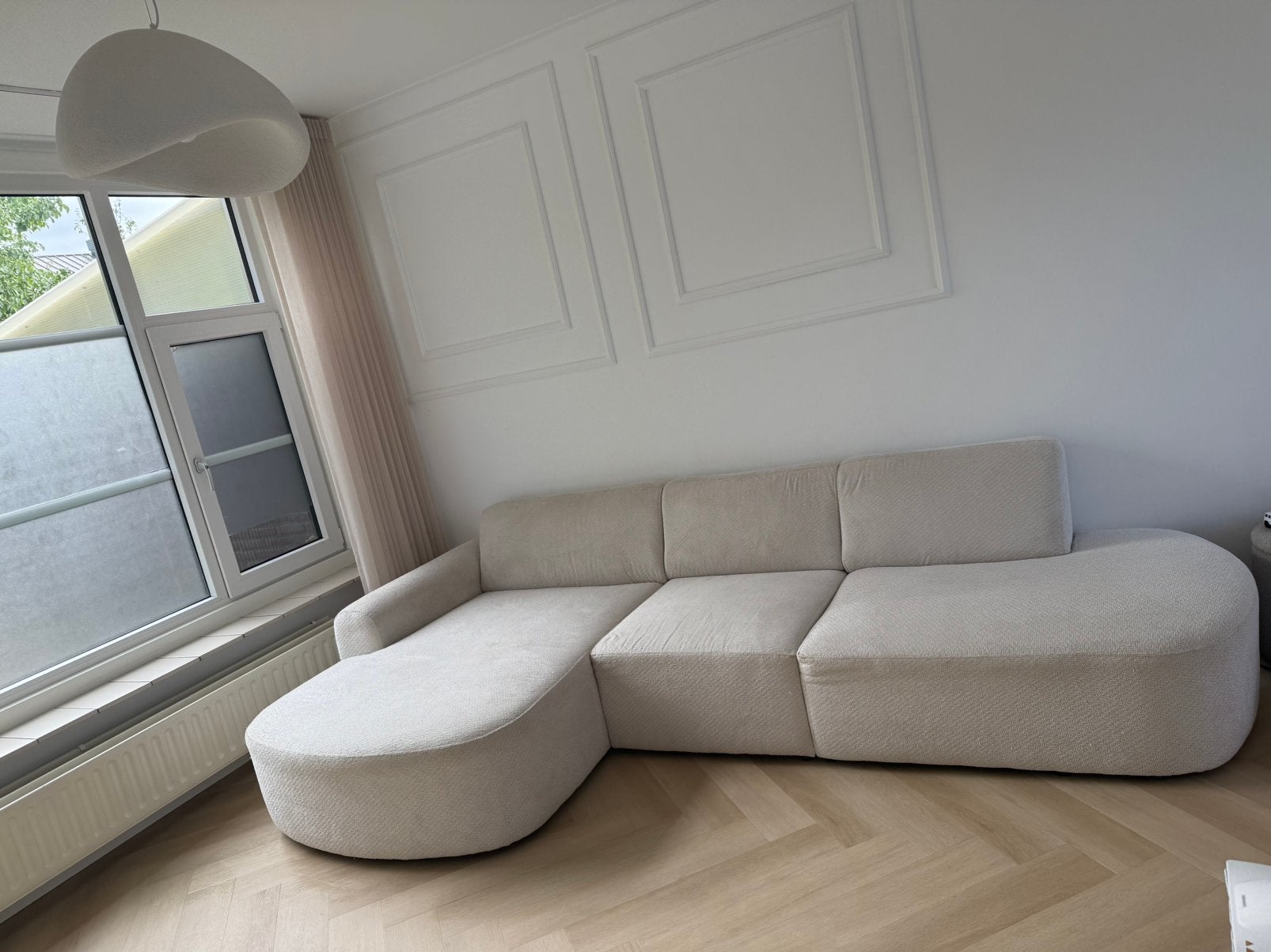 Zitmaxx wonen loungebank, Huis en Inrichting, Ophalen, Zo goed als nieuw, Stof