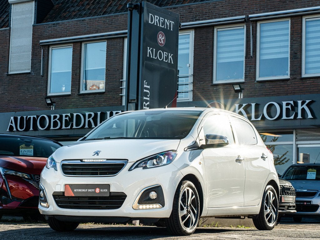 Peugeot 108 1.0 e-VTi Allure ORG NL 15 INCH CAMERA AUT AIRCO, Auto's, Stof, Gebruikt, Euro 6, 4 stoelen