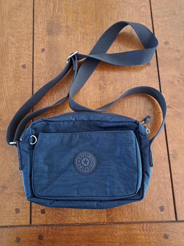 Kipling Schoudertas Blauw - Handige Crossbody Tas, Ophalen of Verzenden, Gebruikt, Blauw, Kipling