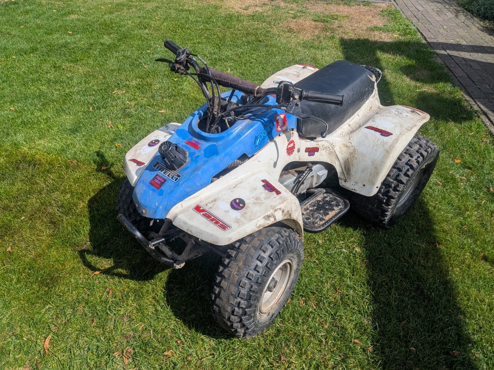 eton quad voor onderdelen, Ophalen