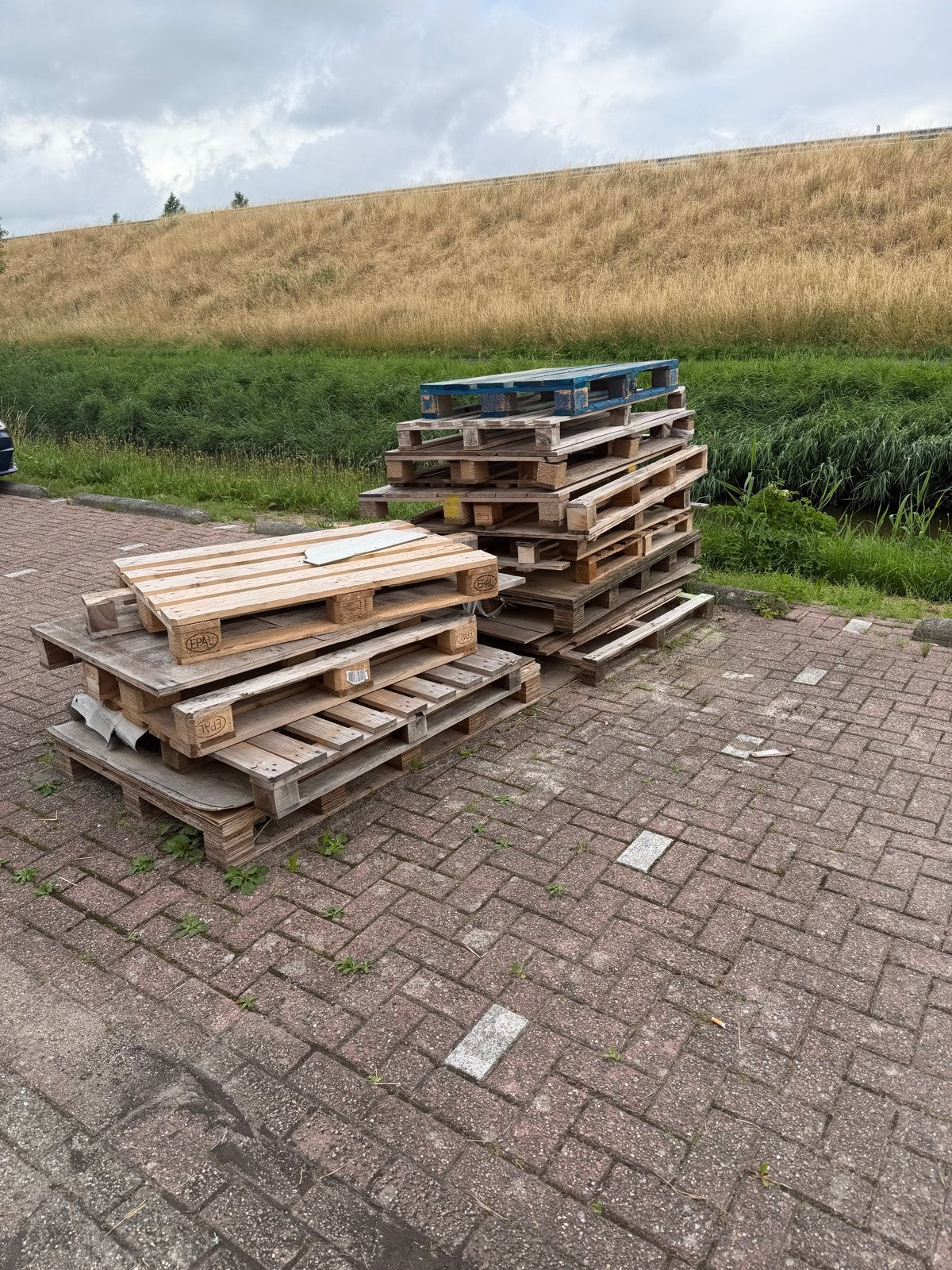 Diverse gebruikte pallets - Hout, Ophalen, Gebruikt, 60 cm of meer, Overige typen