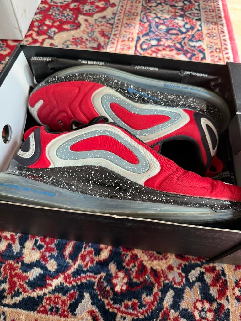 Nike Air Max 720 Undercover Red maat 44, Ophalen of Verzenden, Zo goed als nieuw, Overige kleuren, Sneakers of Gympen