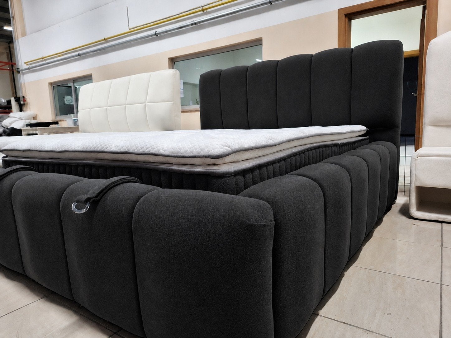 Luxury Teddystof Tweepersoonsbed 160x200 180x200 met Matras, Huis en Inrichting, Slaapkamer | Complete slaapkamers, Ophalen of Verzenden