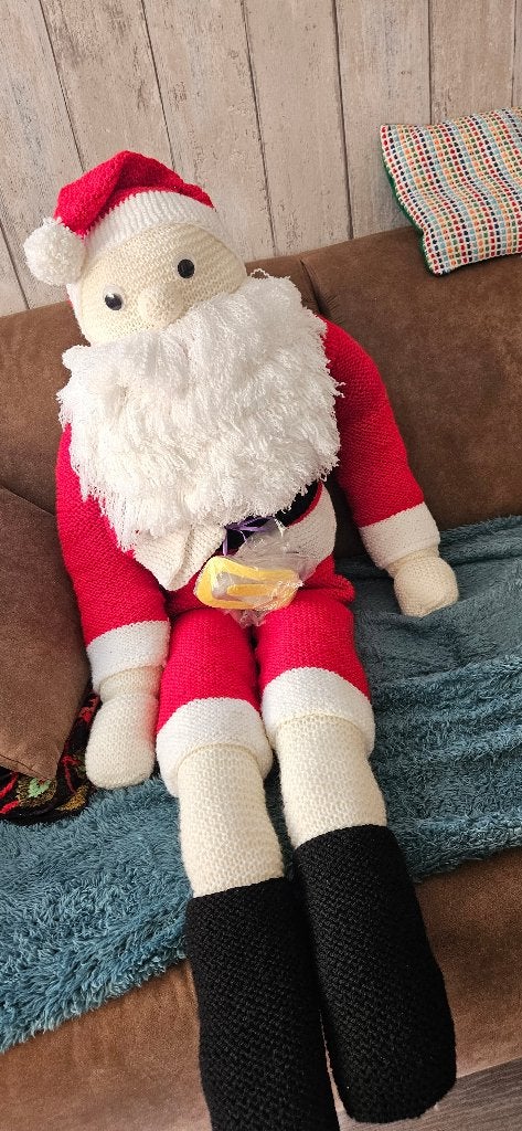 Te koop kerst man gebreide., Ophalen, Gebruikt