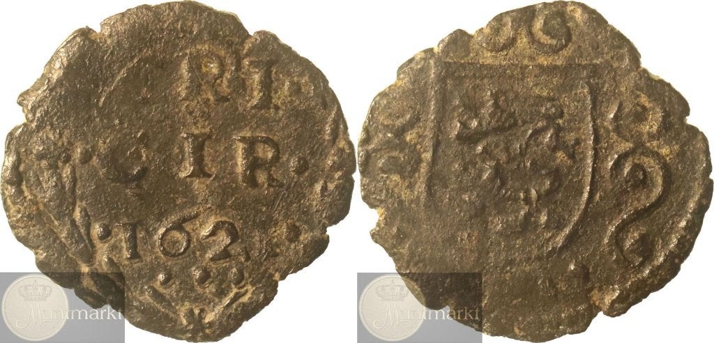 Reckheim - Duit 1621, Postzegels en Munten, Munten | Nederland, Ophalen of Verzenden, Vóór koninkrijk, Overige waardes, Losse munt