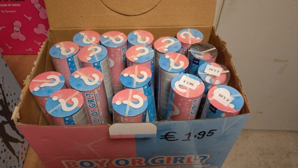 Restpartij Gender Reveal versiering, Ophalen of Verzenden, Nieuw, Versiering, Geboorte of Huwelijk