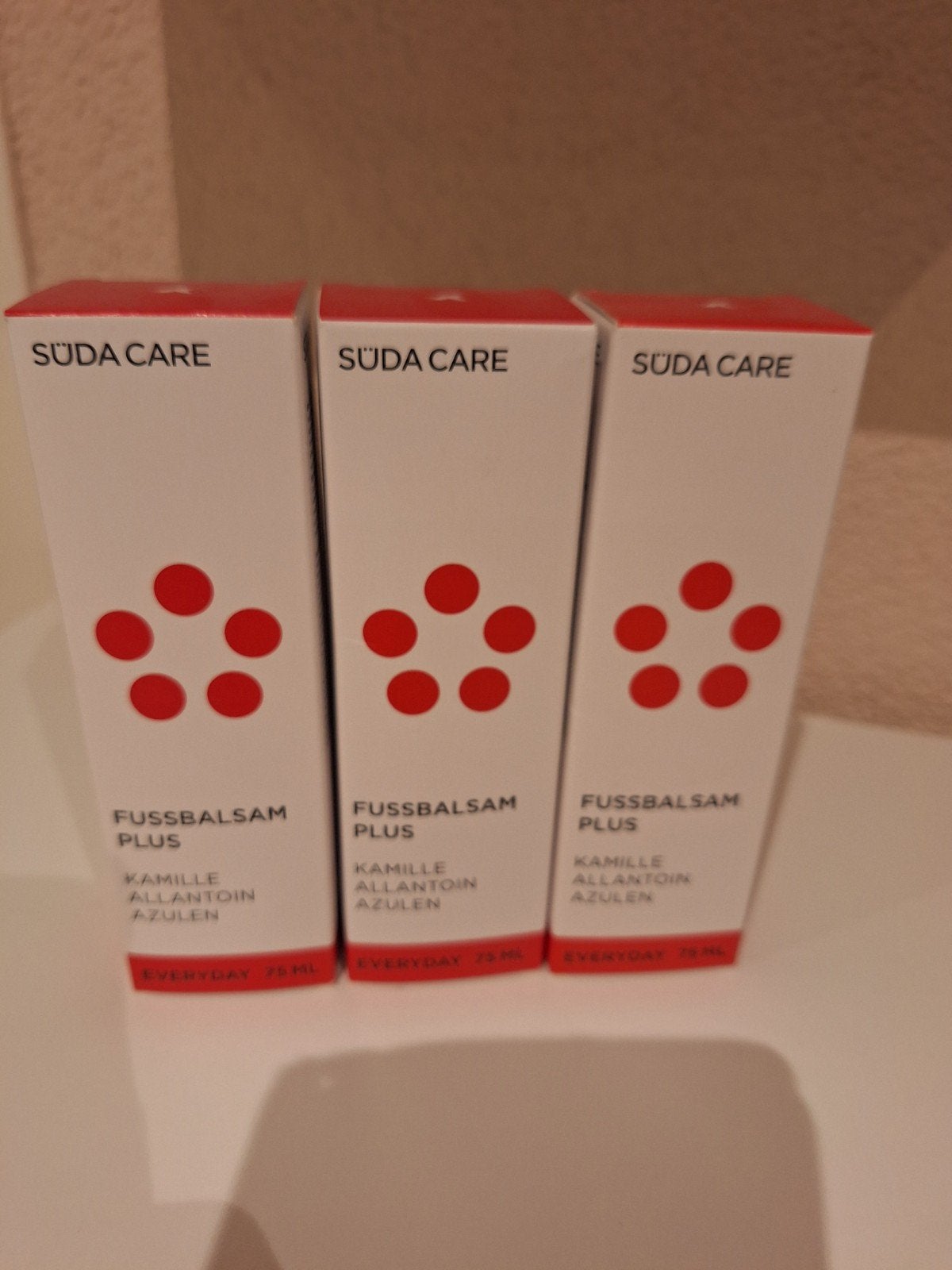 3x SÜDA CARE Fussbalsam Plus Kamille Allantoin Azulene, Ophalen of Verzenden
