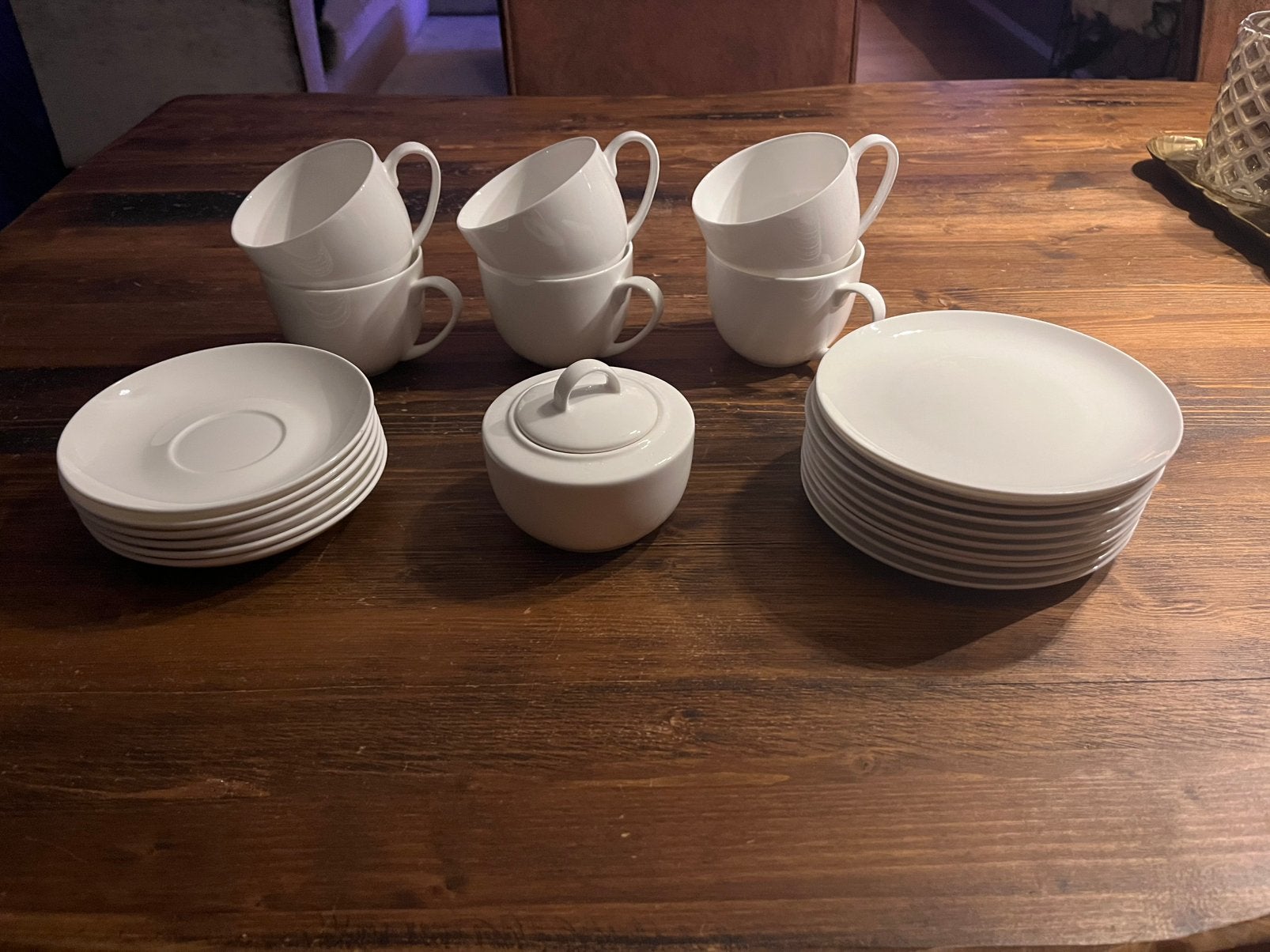 Servies top staat, Ophalen