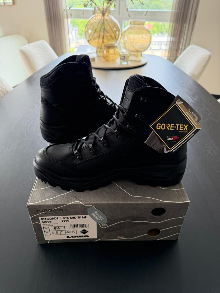Lowa Renegade II GTX MID TF MF Wandelschoenen - Maat 42,5, Ophalen of Verzenden, Nieuw, Zwart, Wandelschoenen of Bergschoenen