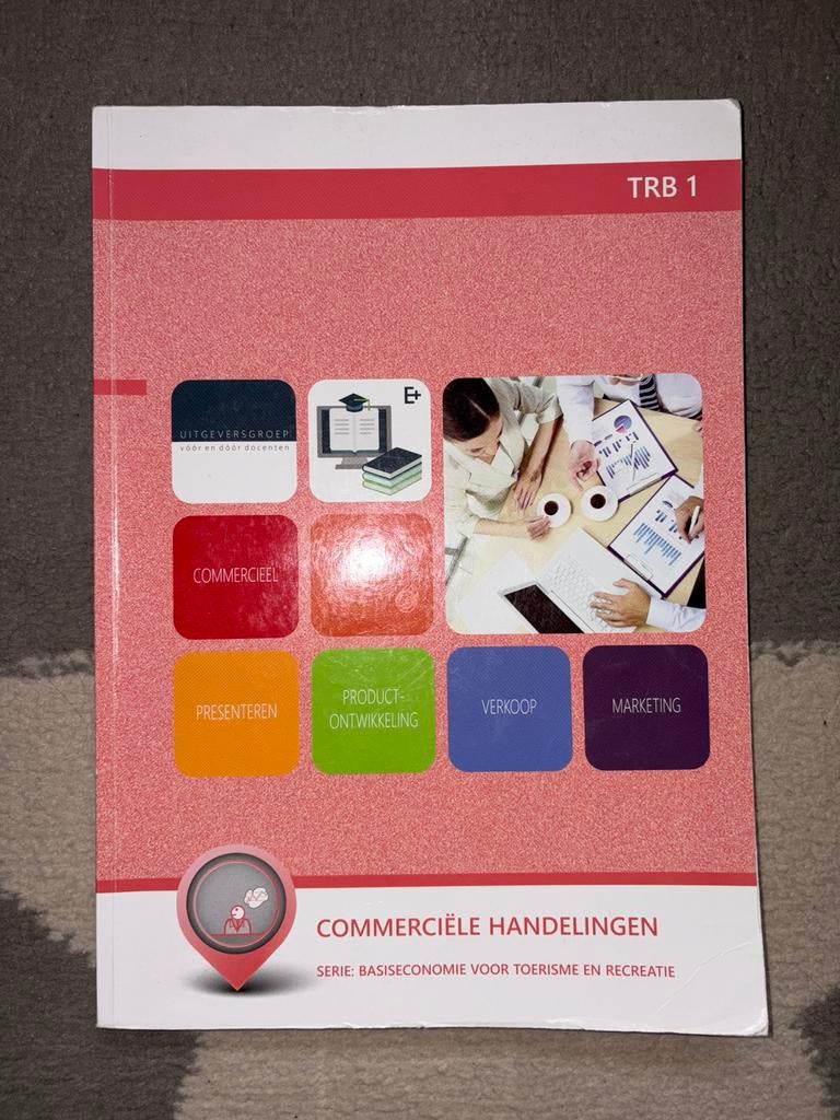 Studieboek Commerciële handelingen, Ophalen of Verzenden, Beta, Zo goed als nieuw, MBO