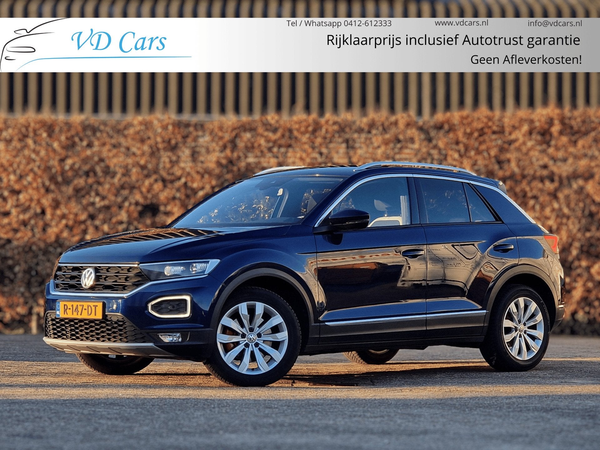Volkswagen T-Roc 1.5 TSI Sport AUTOMAAT*Trekhaak*Navigatie*S, Auto's, Volkswagen, Euro 6, 4 cilinders, Blauw, Bedrijf