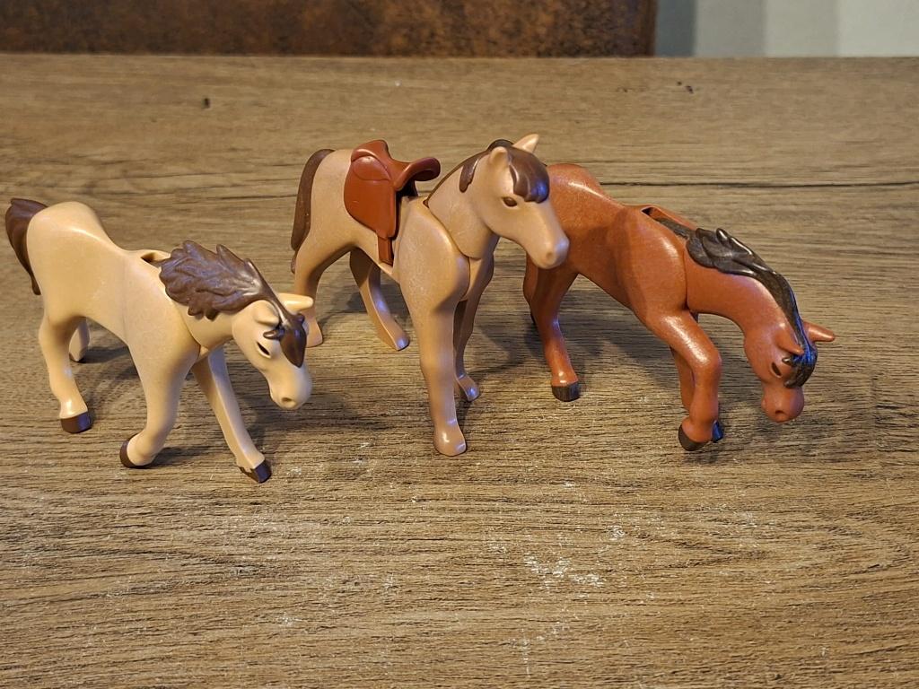 Playmobil : Setje van 3 verschillende paarden !!, Kinderen en Baby's, Speelgoed | Playmobil, Gebruikt, Los playmobil, Ophalen of Verzenden