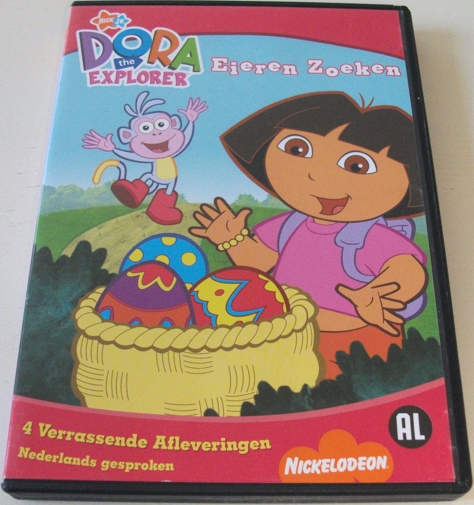 Dvd *** DORA *** Eieren Zoeken, Alle leeftijden, Tv-serie, Zo goed als nieuw, Educatief