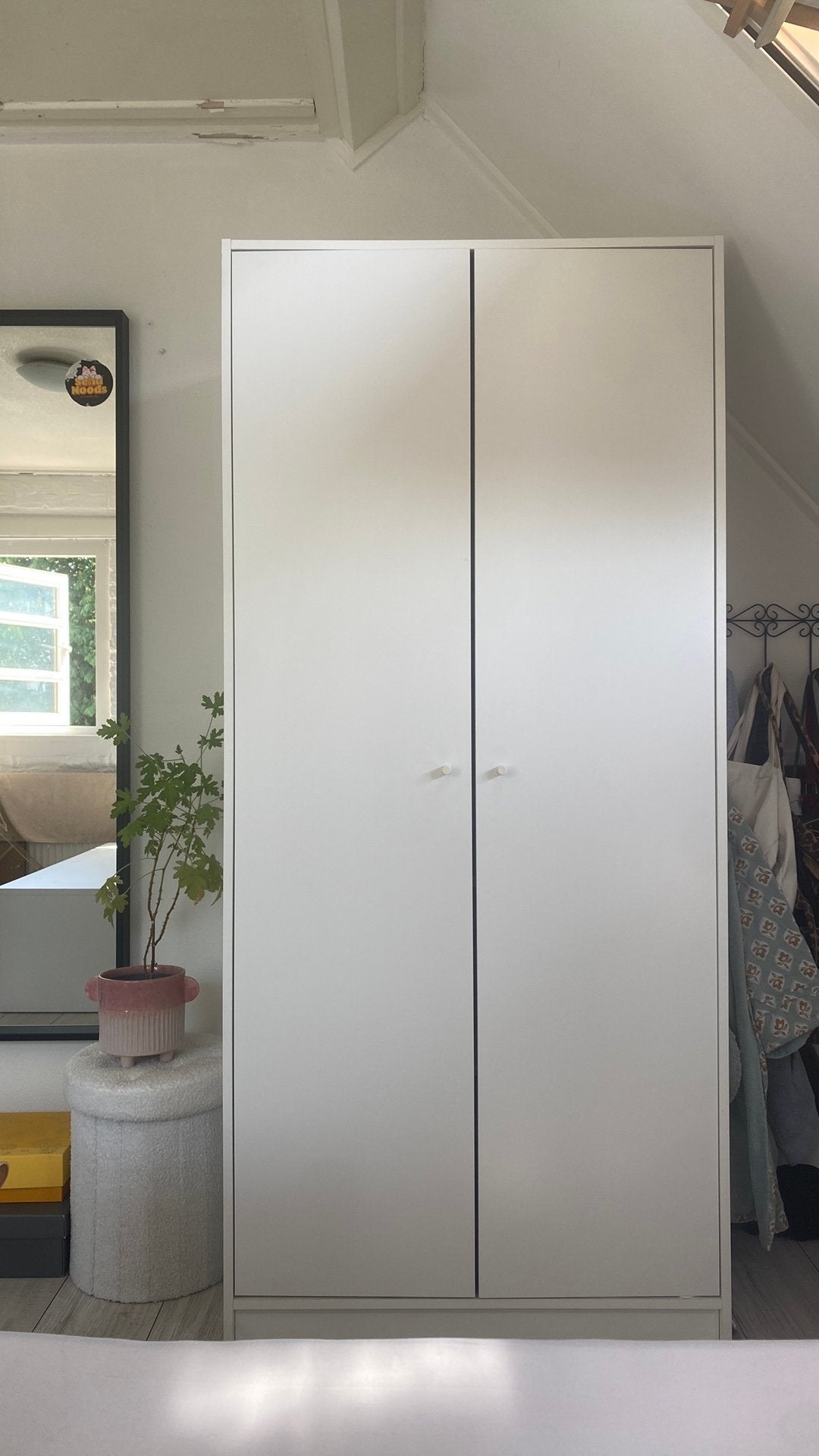 Kleppstad IKEA kledingkast + 2 planken, Ophalen, 50 tot 100 cm, Zo goed als nieuw, 150 tot 200 cm
