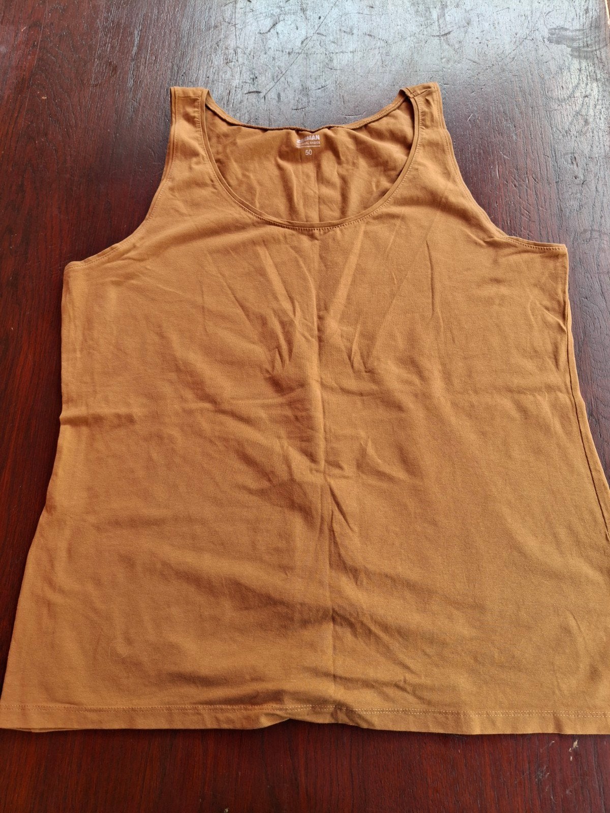 ZEEMAN basic top 50 bruin, Bruin, Maat 46/48 (XL) of groter, Ophalen of Verzenden, Zonder mouw