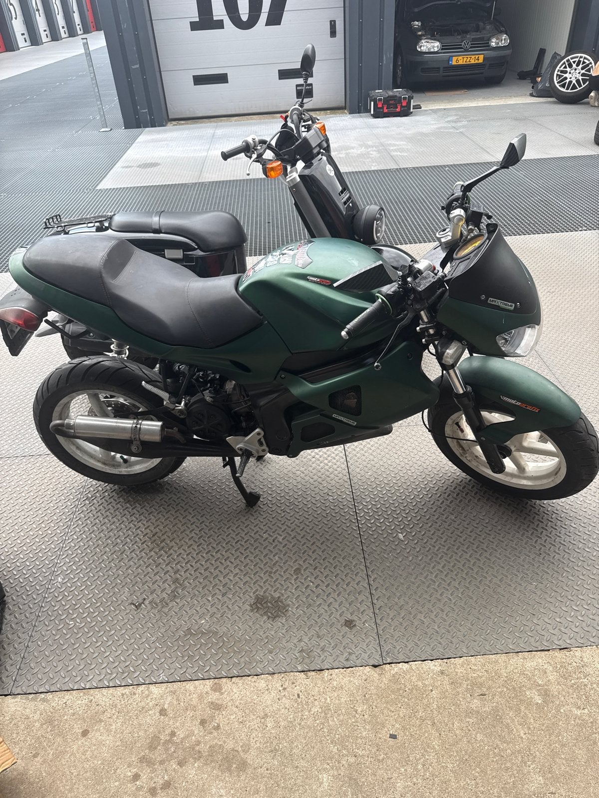 Gilera DNA Groene scooter/motorfiets - Uniek model, Fietsen en Brommers, Brommeronderdelen | Scooters, Ophalen of Verzenden, Gebruikt