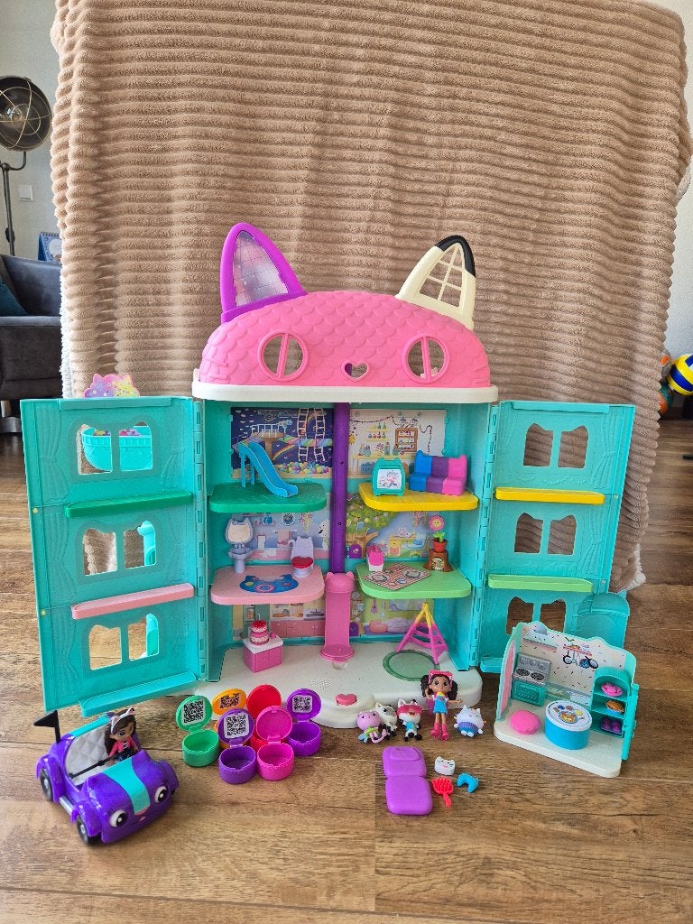 Gabby's dollhouse met extra setjes en figuurtjes, Ophalen, Zo goed als nieuw, Poppenhuis