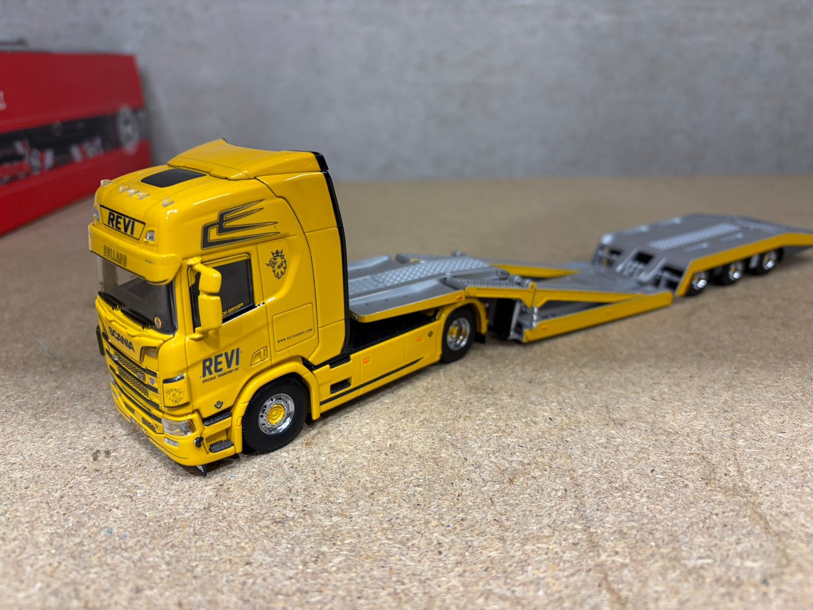 WSI SCANIA R HIGHLINE REVI AUTO TRANSPORT, Ophalen of Verzenden, Nieuw, Bus of Vrachtwagen, Wsi