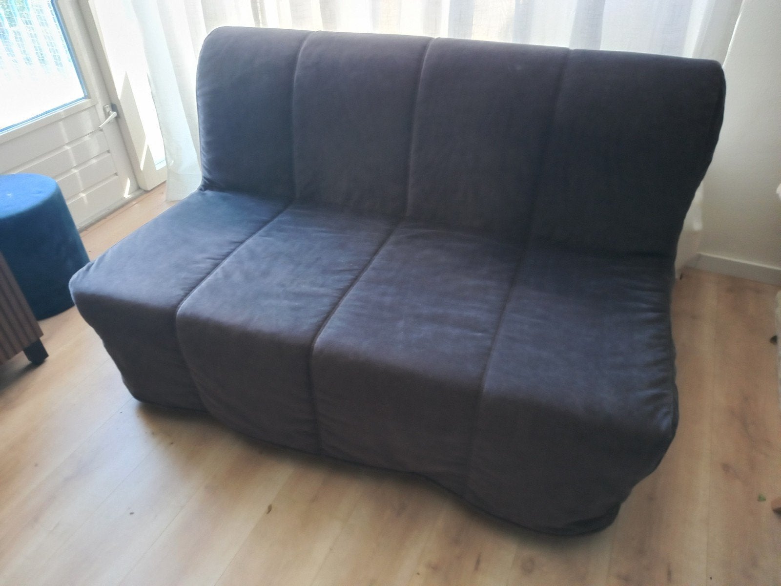 Slaapbank Ikea Lycksele Lovas, Ophalen, Gebruikt, Tweepersoons, 140 cm
