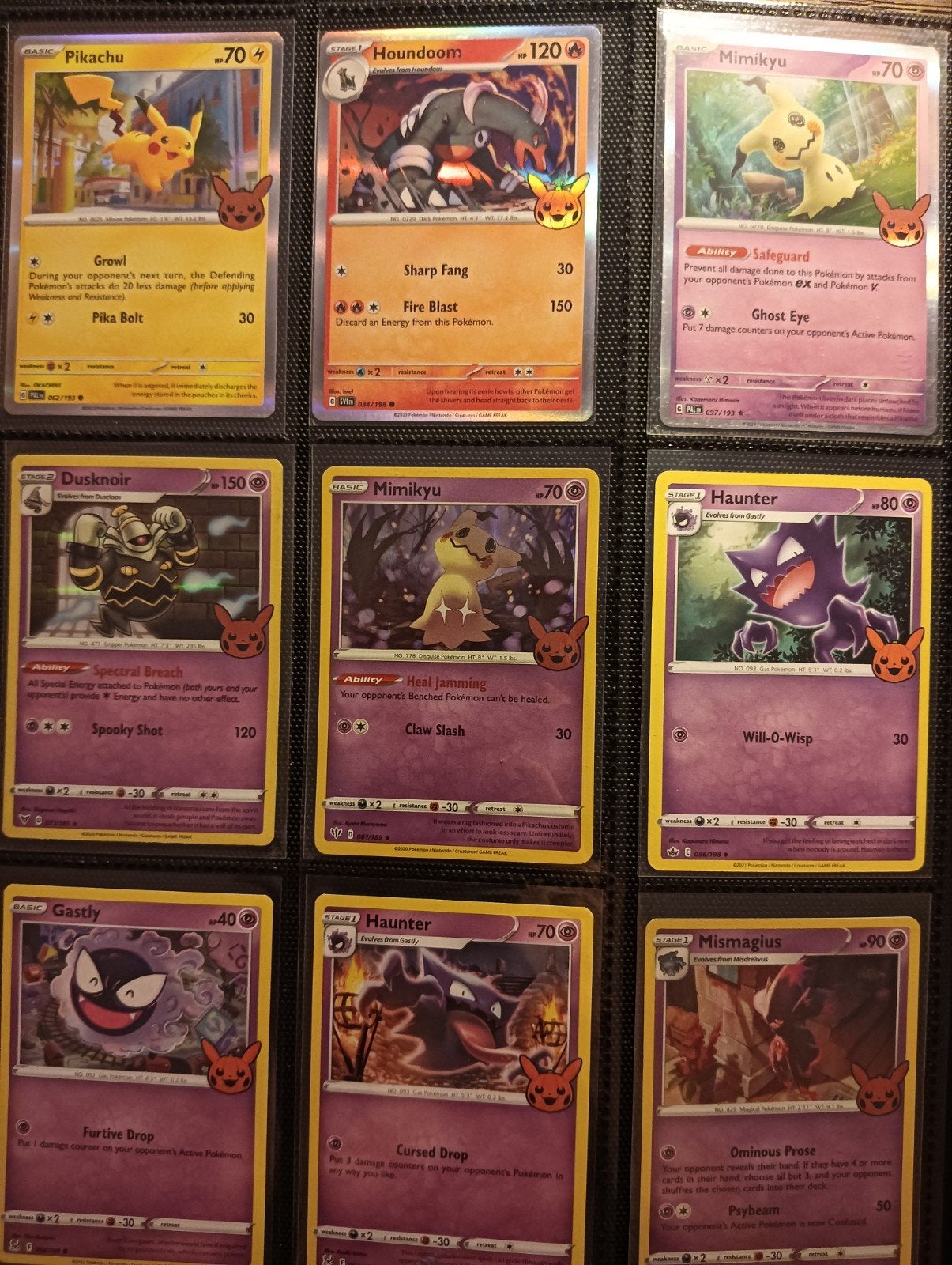 Halloween setje veel holo's 16 kaarten (ook los), Ophalen of Verzenden, Booster