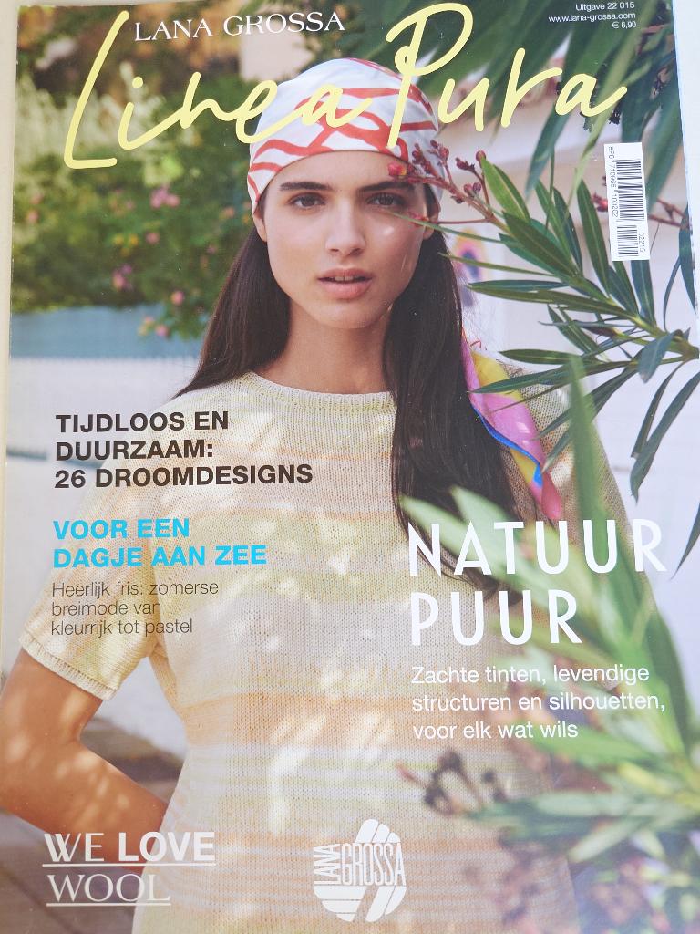 Lana Grossa Linea pura uitgave 22 015, Ophalen of Verzenden, Zo goed als nieuw, Haken, Patroon of Boek